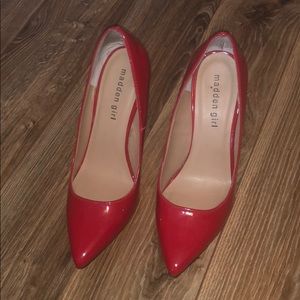 Red madden girl pumps/heels